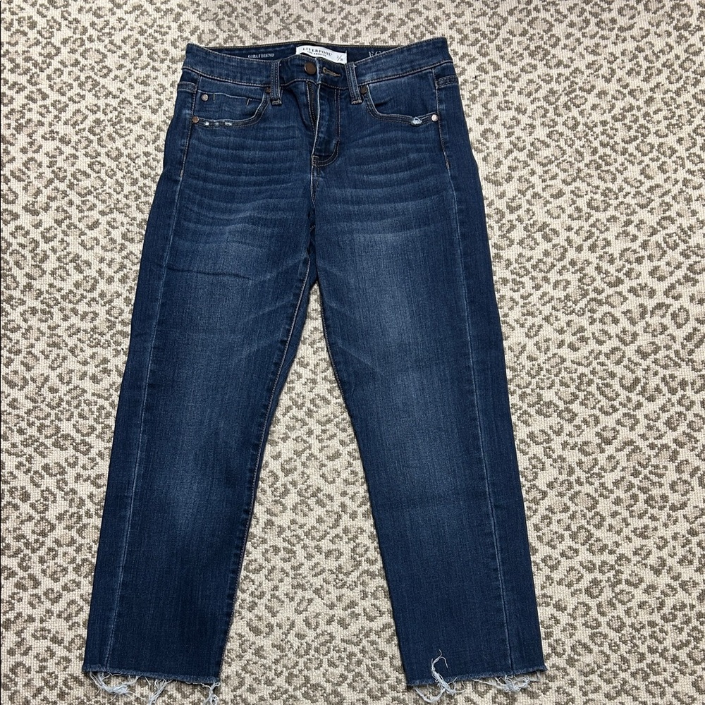 Liverpool The Girlfriend cropped distressed hem Size 2/26